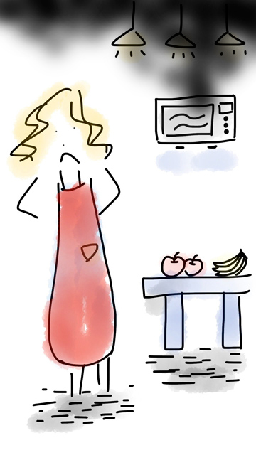 Solution micro ondes fume
